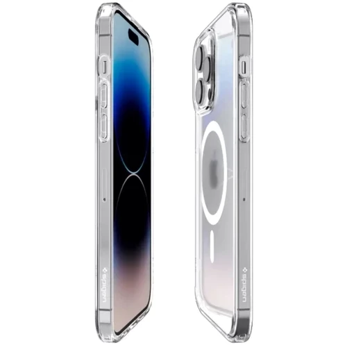 Чехол для iPhone Spigen Ultra Hybrid MagFit Frost Clear (ACS05587) for iPhone 14 Pro фото 6