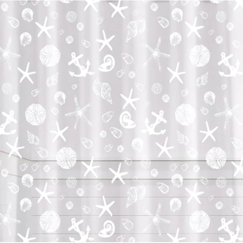 Шторка для ванной без колец Werk PEVA Путешествия океана 180x180 см (WK-10001): Тип Шторка для ванной