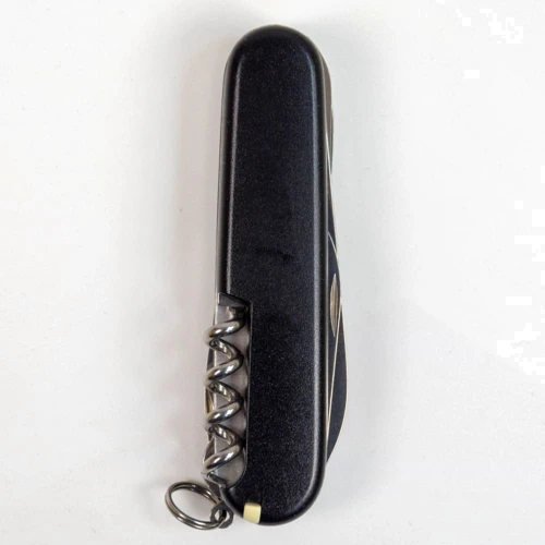 Мультитул Victorinox HUNTSMAN MAT чорний матовий лак із жовтим лого (Vx13713.3_M0008p) фото 13