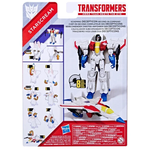 Трансформер HASBRO TRANSFORMERS Authentics Alpha F6759 Starscream (E0694_F6759): Вид Персонажи мультфильмов