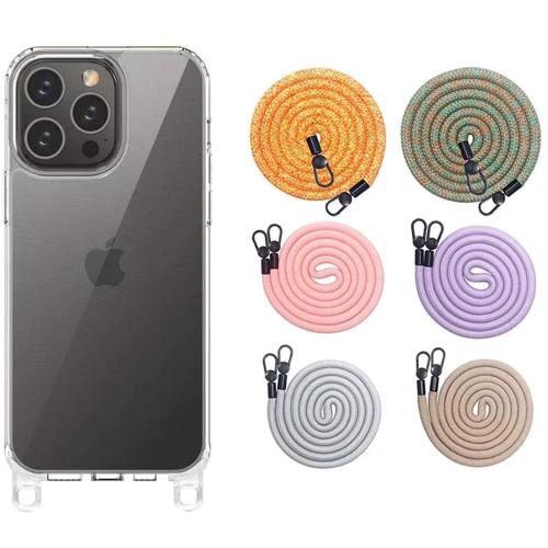 Чехол для iPhone Epic TPU Transparent with Straps Light Pink for iPhone 13 Pro Max: Тип чехла накладка на заднюю часть