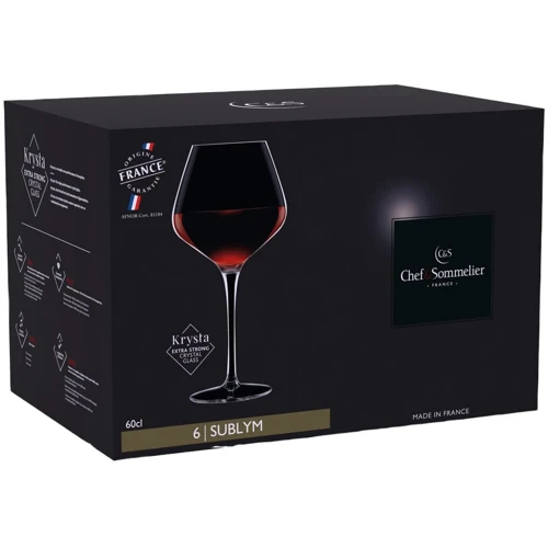 Бокал C&S Sublym для вина 6х600 мл (N4742/1)