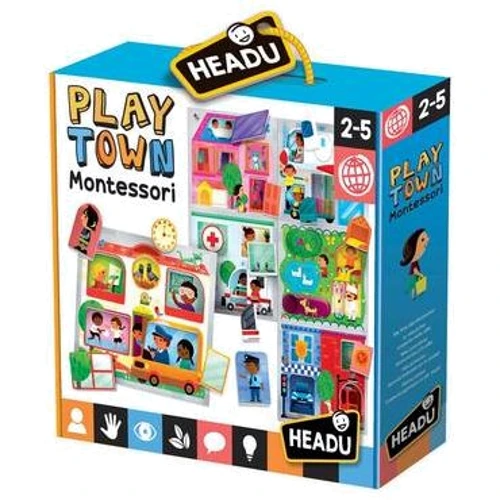Игра развивающая Headu Монтессори Мой город и его жители (MU23615)