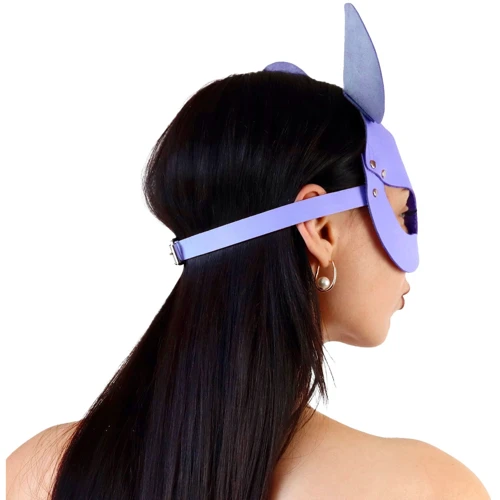 Кожаная маска мышки Art of Sex - Mouse Mask, лавандовый
