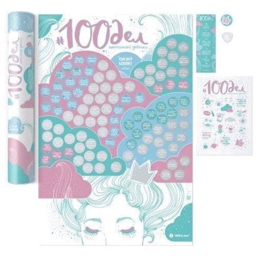 Скретч постер Travel Map "100 дел True Girl" (SK011) фото 2