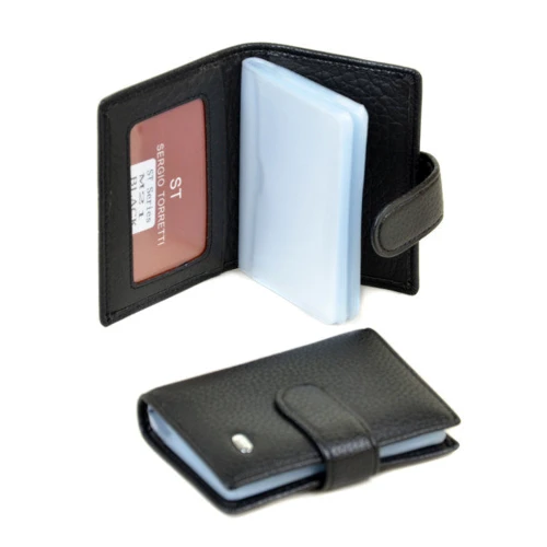 Жіноча візитниця Sergio Torretti чорна (28166 black): Стать Чоловік