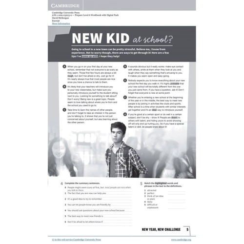 Prepare! Updated 2nd Edition 6: Workbook with Digital Pack: Жанр Учебники и пособия