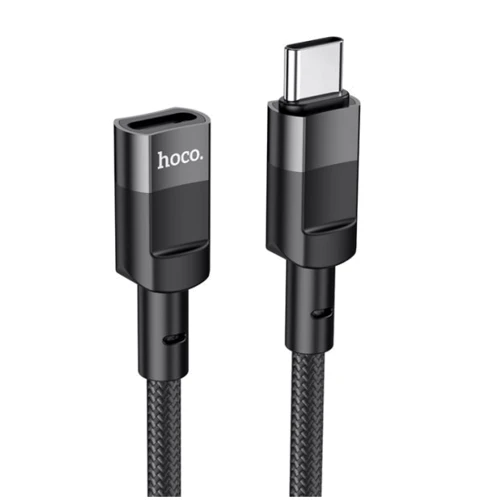Кабель Hoco Cable USB-C to USB-C U107 Female 3A 1.2m Black