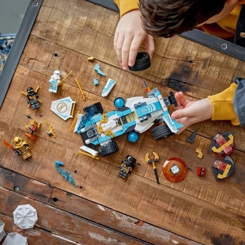 Конструктор LEGO Ninjago Суперсила дракона Зейна автомобіль для гонки спін-джитсу 307 деталей (71791): Рекомендований вік 7+