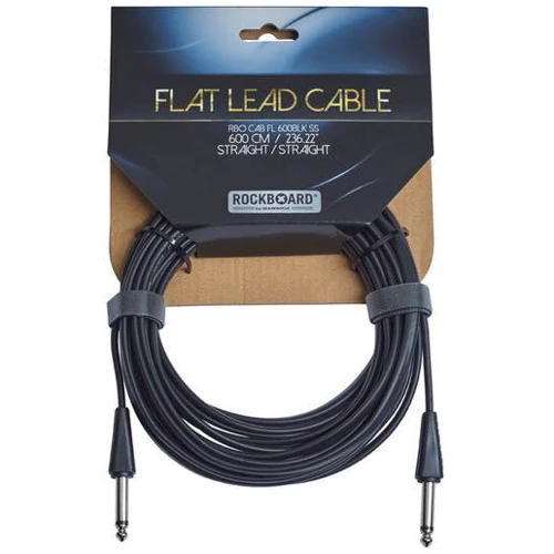 Инструментальный кабель ROCKBOARD Flat Instrument Cable Straight/Straight (600 cm): Производитель ROCKBOARD