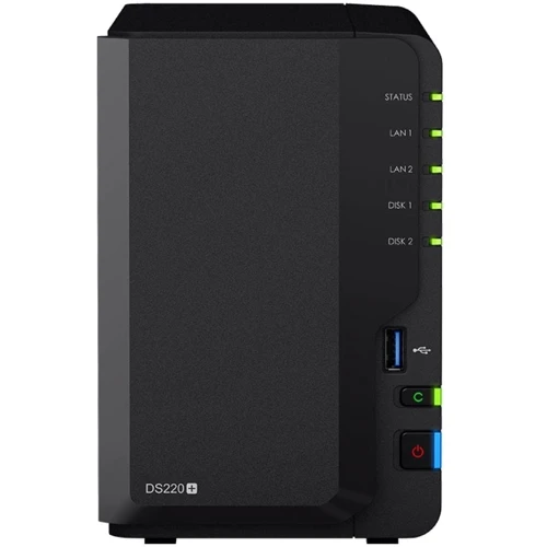 Сетевой накопитель (NAS) Synology DS220+: Предустановленные диски Нет