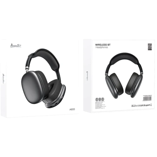 Наушники Avantis A600 Cool Shadow Stereo Space Gray: Тип конструкции полноразмерные