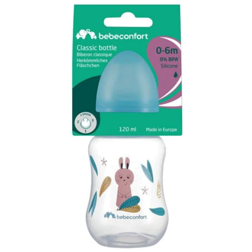 Бутылочка для кормления Bebe Confort PP Little Buddies с силиконовой пустышкой 120ml (3102202070)
