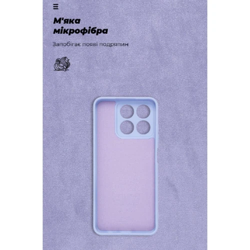 Чехол для телефонов ArmorStandart ICON Case for ZTE Blade A35 4G / A55 4G Camera cover Lavender (ARM81527) фото 6