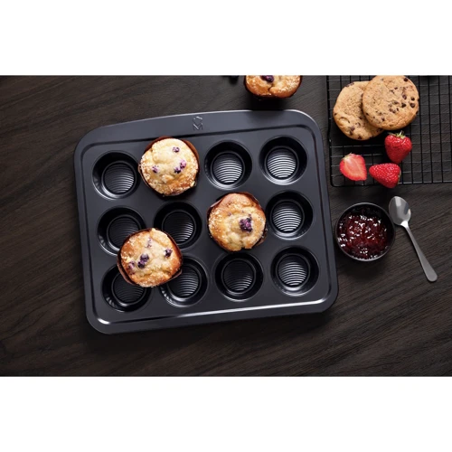 Форма для выпекания MasterPro Foodies collection на 12 маффинов (BGMP-7342): Крышка Нет