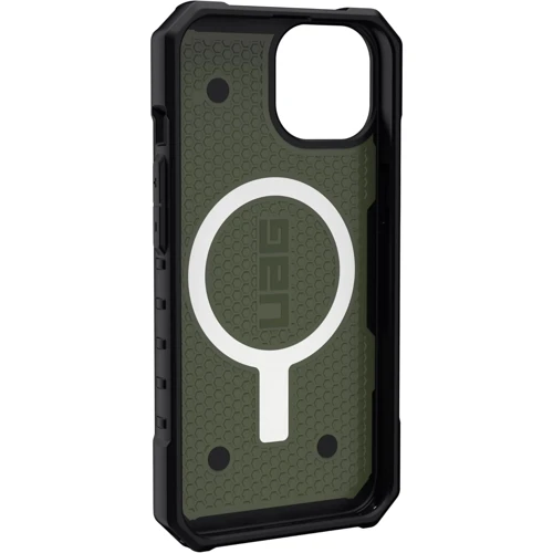 Чехол для iPhone Urban Armor Gear UAG Pathfinder Magsafe Olive Drab (114311117272) for iPhone 15 Plus: Материалы поликарбонат и полиуретан