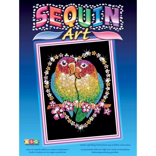 

Набор для творчества Sequin Art Blue Влюбленные птички