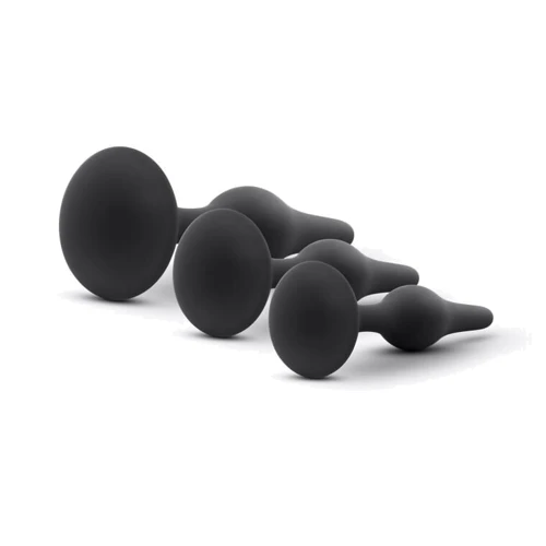 Набір анальних пробок Blush Luxe Beginner Plug Kit Black