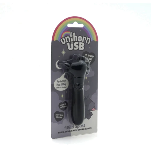 Вібратор-єдиноріжка Unihorn USB Bullet - Wild Spirit, віброкуля, USB зарядка