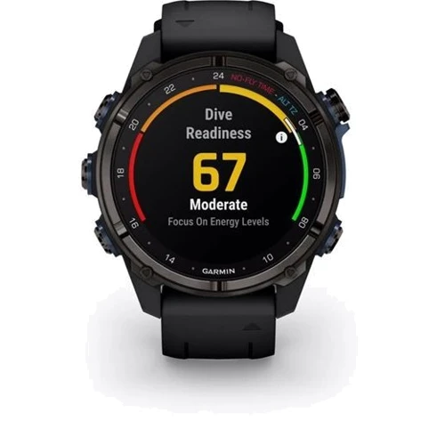 Смарт-часы Garmin Descent Mk3i 43mm Carbon Grey DLC Titanium with Black Silicone Band and Descent T2 Transceiver (BNDL-DMK3I-43CGTDT2): Особенности Водонепроницаемые, Компас, Металлический корпус, С сапфировым стеклом, Бесконтактная оплата