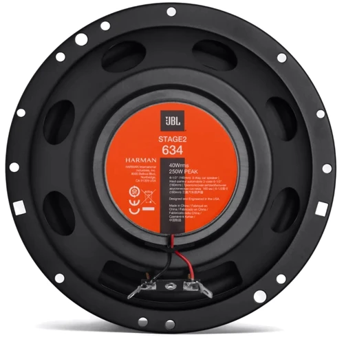 Автоакустика JBL STAGE2 634: Сопротивление, Ом 4