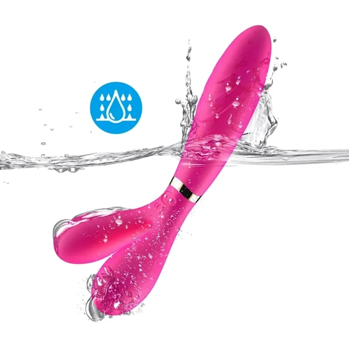 Двусторонний вибростимулятор BOSS Dual-head Massager Y-Wand Pink (BS5200026-1)