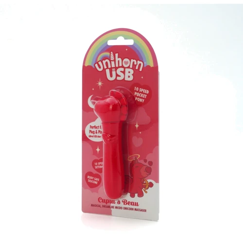 Вібратор-єдиноріжка Unihorn USB Bullet - Cupid's Beau, віброкуля, USB зарядка