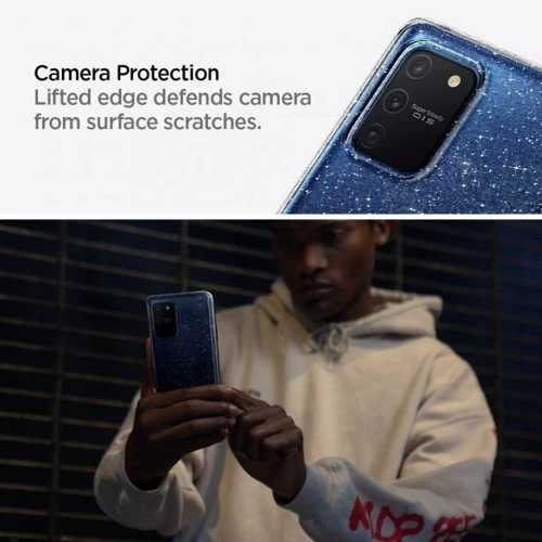 Аксессуар для смартфона Spigen Liquid Crystal Glitter Crystal Quartz (ACS01199) for Samsung G770 Galaxy S10 Lite фото 7