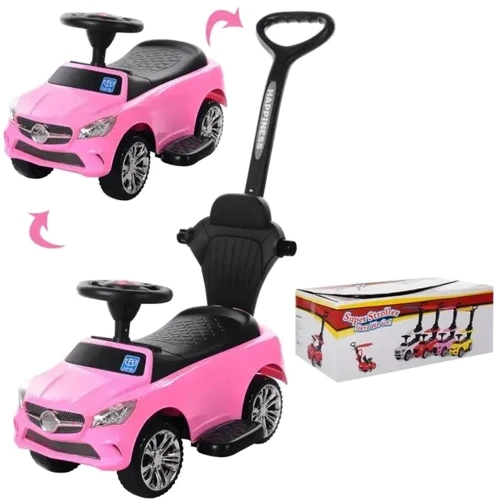 Каталка-толокар Bambi Racer 2 в 1 розовый (M 3503C-8)