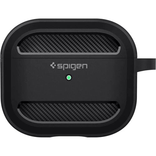 Чехол для наушников Spigen Rugged Armor Matte Black (ASD01978) for Apple AirPods 3 фото 6
