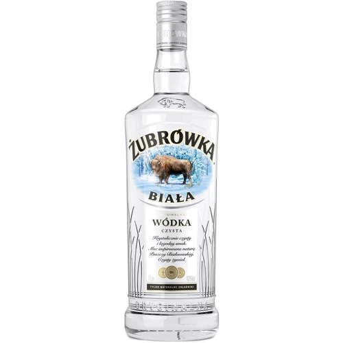 Водка Zubrowka Biala, 1л 40% (BDA1VD-VZB100-001)