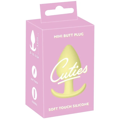 Анальная пробка Cuties Mini Butt Plug Yellow