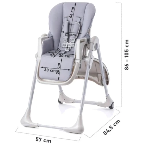 Стільчик для годування Babytiger Benji Grey (BTKBENJGRY0000)