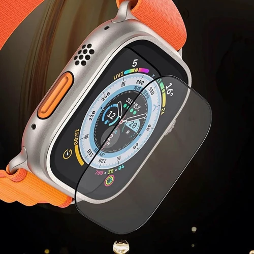 Blueo Tempered Glass Corning Gorilla 2.5D Black для Apple Watch 49mm: Сумісність Apple Watch 49mm