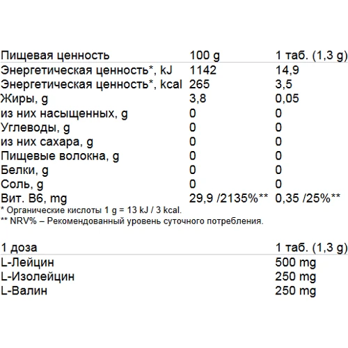 Амінокислота для спорту Dion Sportlab BCAA PRO 1000, 120 tabs: Смак Без смаку