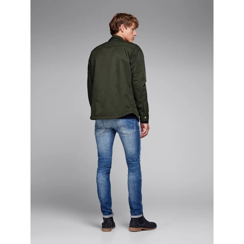Куртка Jack & Jones 88278906 48 зеленая демисезон: Тип застежки На кнопках