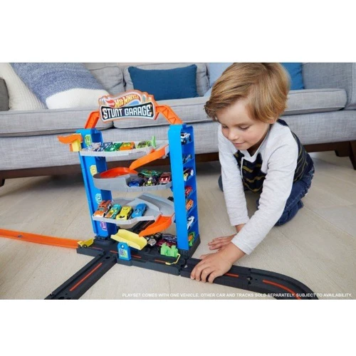 Чотирьохповерховий гараж для машинок Hot Wheels: Тип паркинг