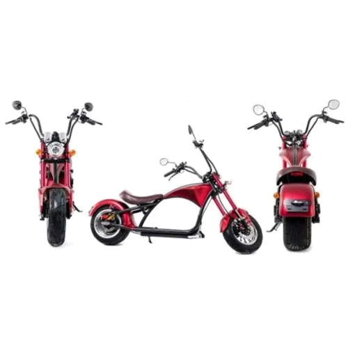 Электроскутер Rooder Chopper 2000W 60V20Ah Red (00000050765): Допустимая нагрузка, кг 200