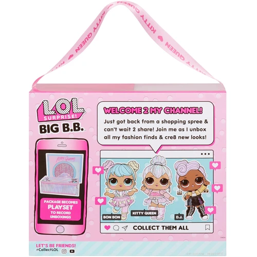 Игровой набор с мега-куклой L.O.L. SURPRISE! серии Big B.B.Doll Королева Китти (573074) фото 11