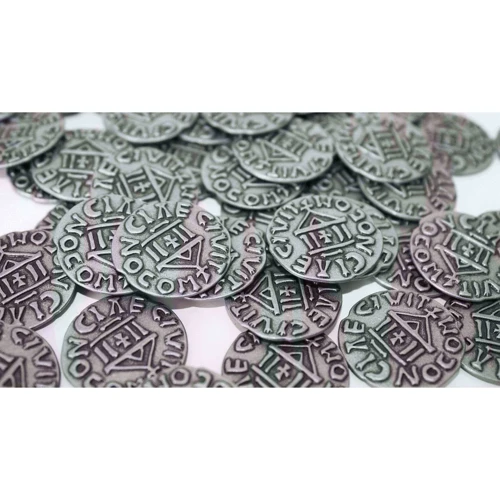 Металлические монеты Lord of Boards для игры Архитекторы западного королевства