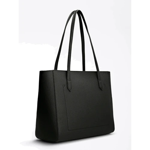 Женская сумка тоут Guess Downtown Chic Turnlock Tote черная (HWVB8385230-BLA): Пол Женский