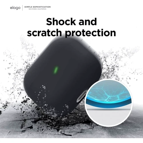 Чехол для наушников Elago Liquid Hybrid Case Black (EAP3RH-BK) for Apple AirPods 3 фото 4