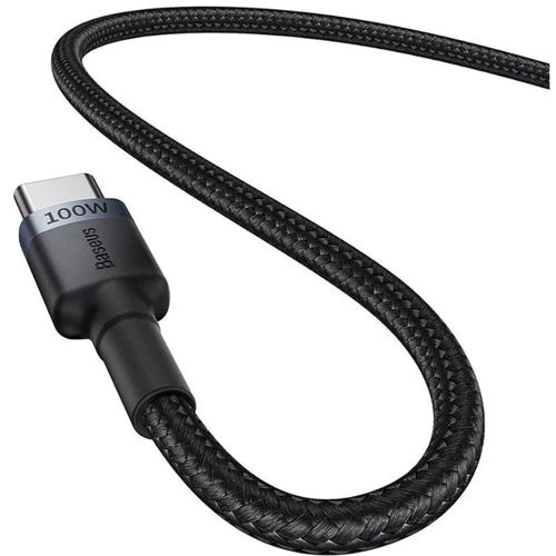 Кабель Baseus Cable USB-C to USB-C Cafule (2pcs) 100W 2m Gray/Red (P10318306003-01) фото 3