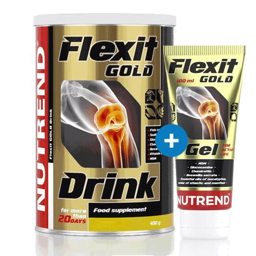 Nutrend Flexit Drink Gold 400 г со вкусом груши + Flexit Gold Gel 100 мл
