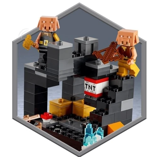 Конструктор LEGO Minecraft Бастион Нижнего мира 300 деталей (21185) фото 6