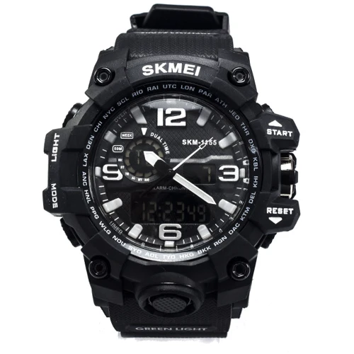 Наручний годинник Skmei 1155 Black White