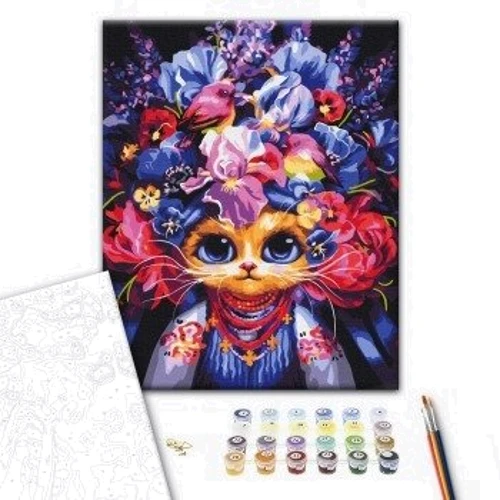 Картина за номерами Brushme Літня кішка ©Маріанна Пащук 40х50 см (BS54081): Виробник Brushme