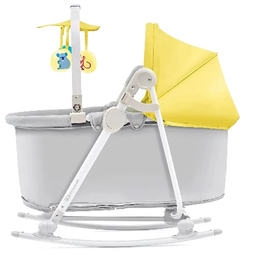 Шезлонг-качалка 5 в 1 Kinderkraft Unimo Yellow (KKKUNIMYEL0000): Возраст с рождения