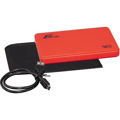 Аксессуар для накопителя Frime SSD/HDD 2.5" USB2.0 Red SATA (FHE15.25U20): Тип аксессуара Внешний карман
