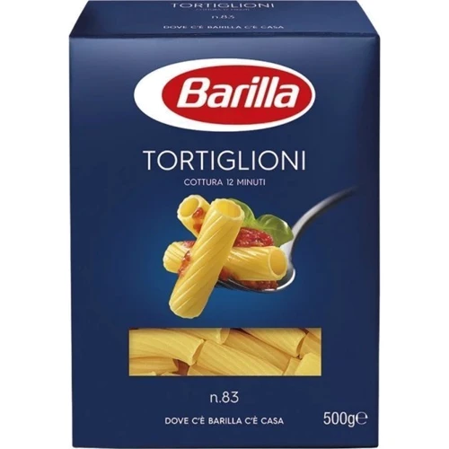 Макароны BARILLA №83 TORTIGLIONI трубы, 500г